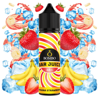 Aroma Banana Strawberry Ice 12ml Longfill Bombo Bar Juice
