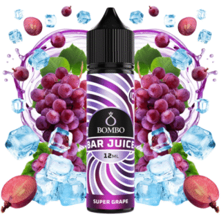 Aroma Super Grape Ice 12ml Longfill Bombo Bar Juice