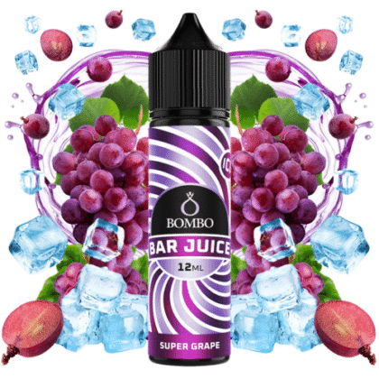 Aroma Super Grape Ice 12ml Longfill Bombo Bar Juice