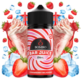 Aroma Strawberry Milkshake Ice 24ml Longfill - Bombo Bar Juice