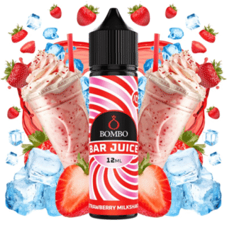 Aroma Strawberry Milkshake Ice 12ml Longfill - Bombo Bar Juice