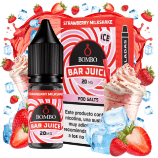 Sales Strawberry Milkshake Ice Bar Juice Bombo 10ml