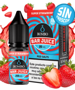 Super Strawberry Sin Frescor 10ml - Bombo Bar Juice