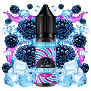 Aroma Ultra Blue Razz Ice - Bombo Bar Juice 5ml (MiniLongfill)