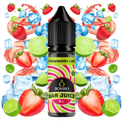 Aroma Strawberry Lime Ice - Bombo Bar Juice 5ml (MiniLongfill)