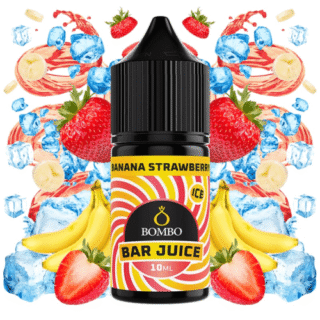 Aroma Banana Strawberry Ice - Bombo Bar Juice 10ml (MiniLongfill)