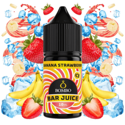 Aroma Banana Strawberry Ice - Bombo Bar Juice 10ml (MiniLongfill)