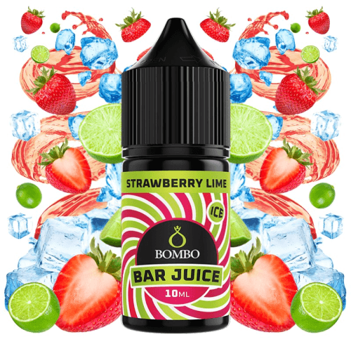 Aroma Strawberry Lime Ice - Bombo Bar Juice 10ml (MiniLongfill)