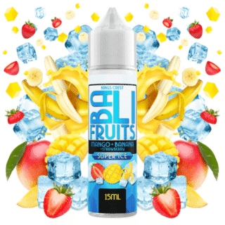 Aroma Mango + Banana + Strawberry Super Ice 15ml/60 Longfill - Bali Fruits by Kings Crest