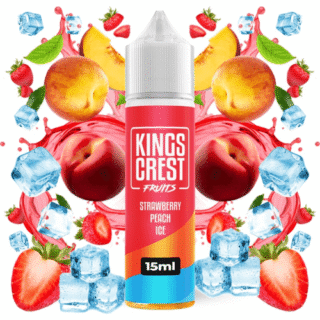 Aroma Strawberry Peach Ice 15ml/60 Longfill - Kings Crest