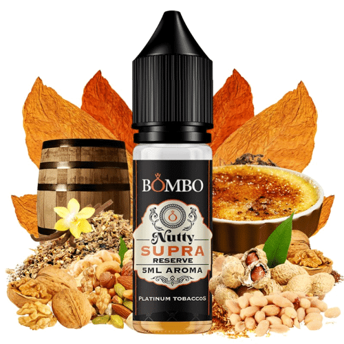 Aroma Nutty Supra Reserve 5ml/15 MiniLongfill - Platinum Tobaccos by Bombo