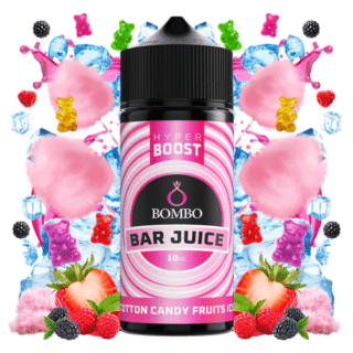 Aroma Cotton Candy Fruits Ice Hyper Boost Bombo Bar Juice