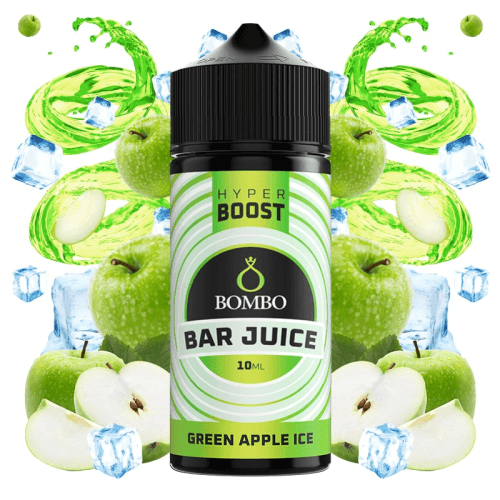 Aroma Green Apple Ice Hyper Boost Bombo Bar Juice