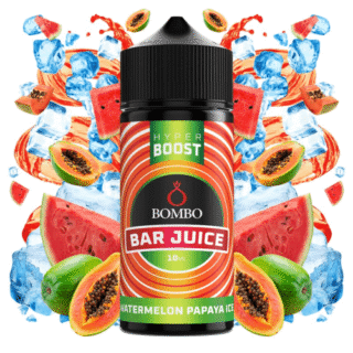 Aroma Watermelon Papaya Ice Hyper Boost Bombo Bar Juice 10ml/120 (Longfill)
