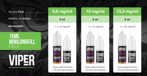 info aromas longfill viper 15ml