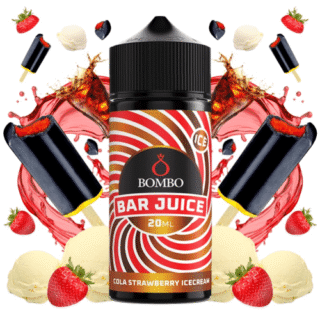 Aroma Cola Strawberry Ice Cream 20ml Longfill Bombo Bar Juice