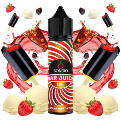 Aroma Cola Strawberry Ice Cream 10ml Longfill Bombo Bar Juice