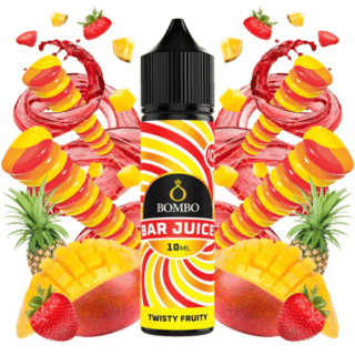 Aroma Twisty Fruity 10ml Longfill Bombo Bar Juice