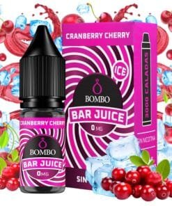 Sales Cranberry Cherry Bar Juice Bombo 10ml