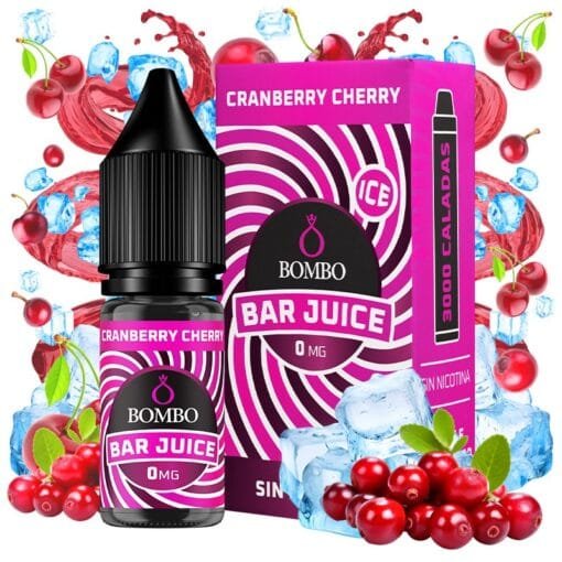 Sales Cranberry Cherry Bar Juice Bombo 10ml