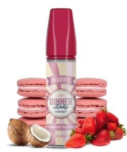 Aroma Strawberry Macaroon 14ml/60 Longfill - Dinner Lady