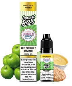 Apple Crumble Custard - Dinner Lady Salts Dessert Bar