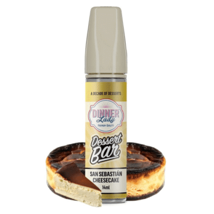 Aroma San Sebastian Cheesecake 14ml/60 Longfill - Dinner Lady Dessert Bar