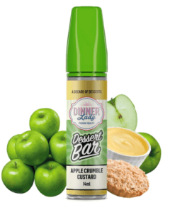 Aroma Apple Crumble Custard 14ml/60 Longfill - Dinner Lady Dessert Bar
