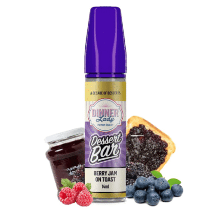 Aroma Berry Jam On Toast 14ml/60 Longfill - Dinner Lady Dessert Bar