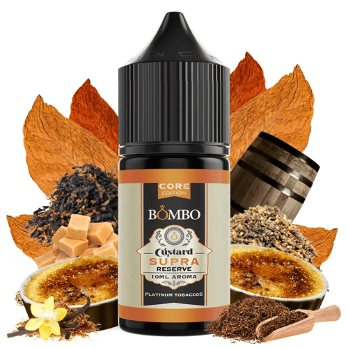 Aroma Custard Supra Reserve MiniLongfill 10ml - Platinum Tobaccos by Bombo Core Edition