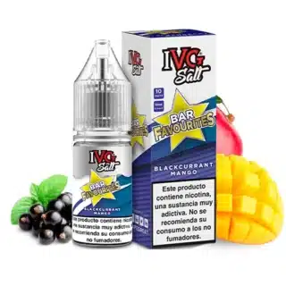 IVG Favourite Bar Salts Blackcurrant Mango 10ml bote de sales de nicotina